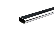 Garderobstång Krom 30 x 15 mm - 1 m